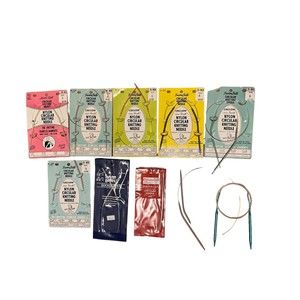 Lot 10 Vtg Susan Bates MARCIA LYNN Circular Knitting Needles~Bernat